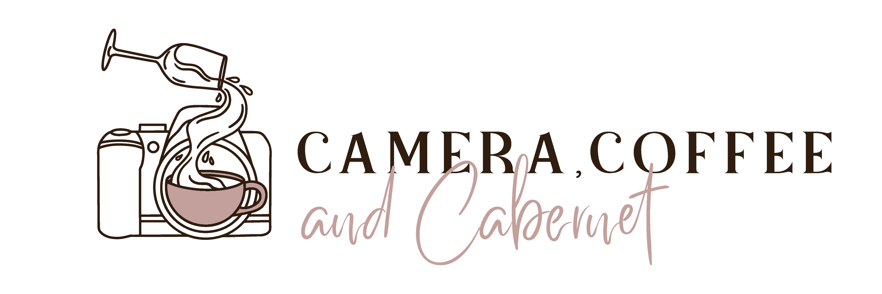 Camera coffee and cabaret logo.