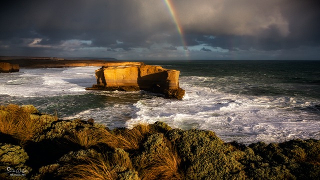 Rainbow after storm - Bakers Oven, Victoria, Australia